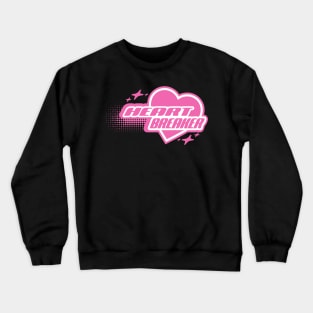 Y2k Heartbreaker Pink Crewneck Sweatshirt